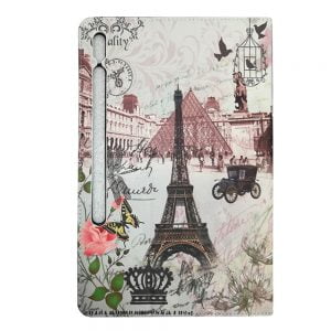 کیف کلاسوری طرح ایفل | تبلت سامسونگ Tab S7 Plus (T970-T975)