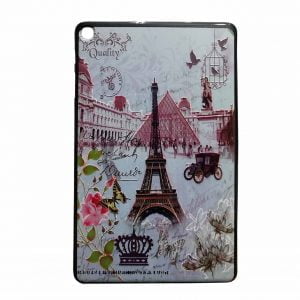 کاور ژله‌ای طرح ایفل مدل Samsung Galaxy tab A 10.1 / T510-T515