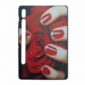 کاور ژله‌ای طرح رز مدل Samsung Galaxy Tab S7 / T870