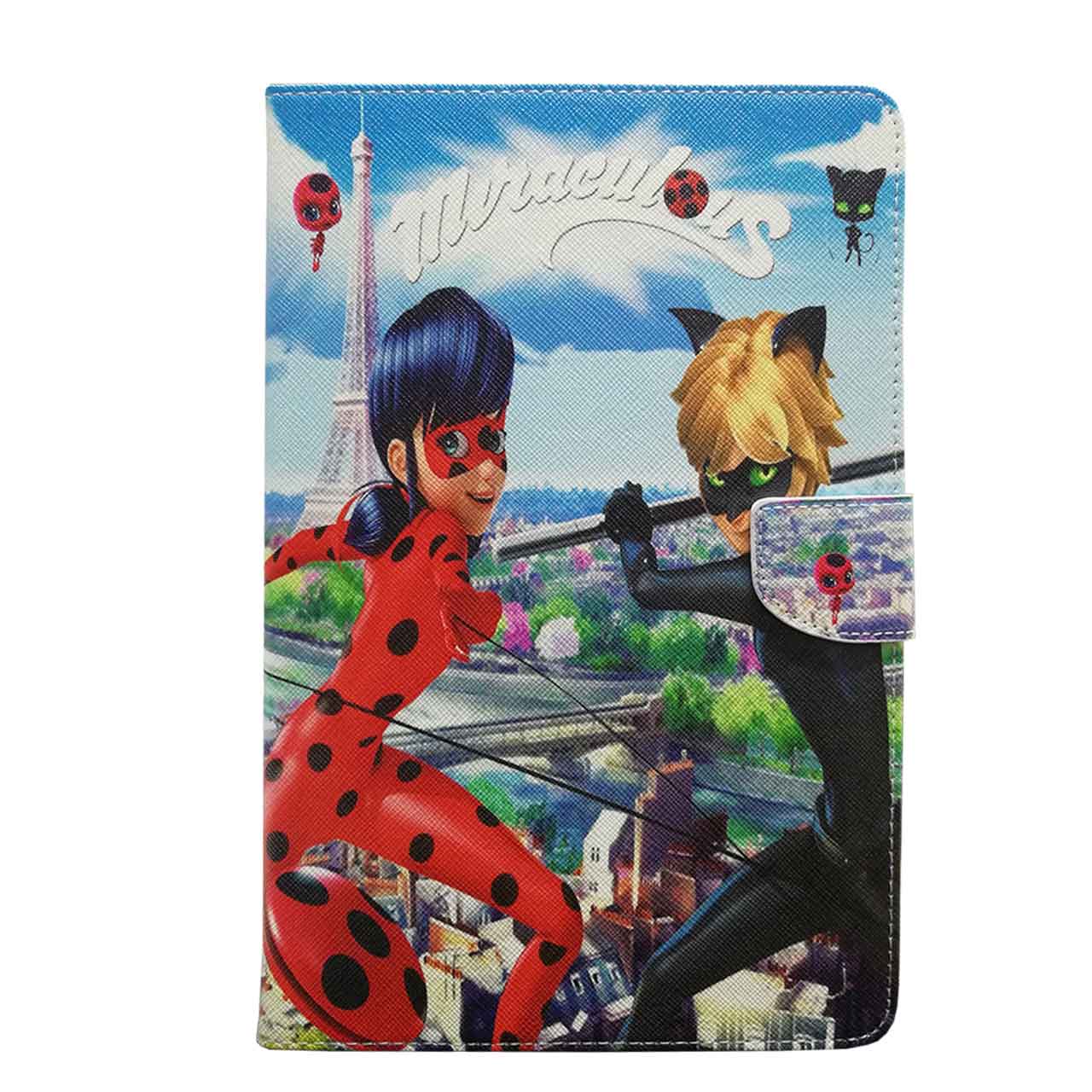 کیف کلاسوری طرح دختر کفشدوزکی 2 / تبلت سامسونگ Galaxy S6 T860-T865