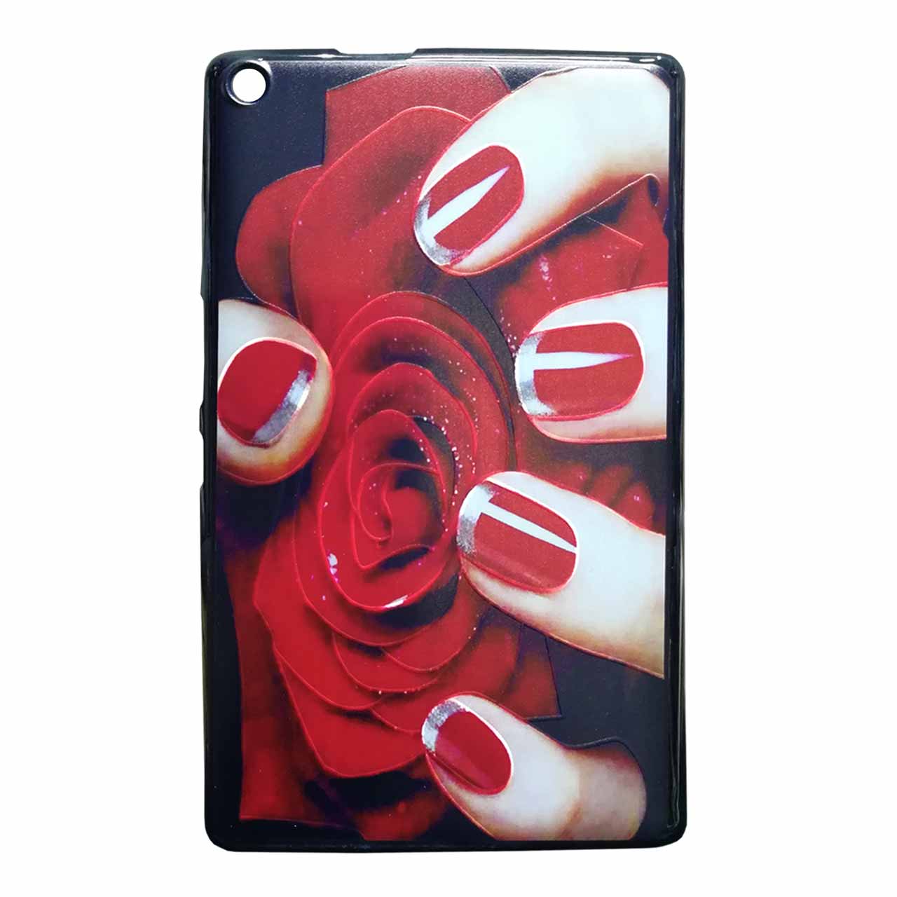 کاور ژله‌ای طرح رز / تبلت ایسوس ZenPad 8.0 Z380