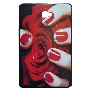 کاور ژله‌ای طرح گل رز مدل Samsung Galaxy tab A 10:1 / T585