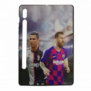 کاور ژلهای طرح مسی و رونالدو مدل Samsung Galaxy Tab S7 / T870