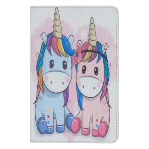 کیف کلاسوری طرح یونیکورن 2 / تبلت سامسونگ Galaxy Tab A8 - X200-X205