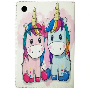 کیف طرحدار (با قاب اصلی) یونیکورن 2 | تبلت سامسونگ Tab A8 (X200-X205)