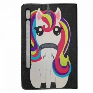 کیف کلاسوری طرح یونیکورن / تبلت سامسونگ Galaxy Tab S7 T870-T875