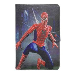 کیف کلاسوری طرح اسپایدرمن 1 / تبلت سامسونگ Galaxy S6 T860-T865