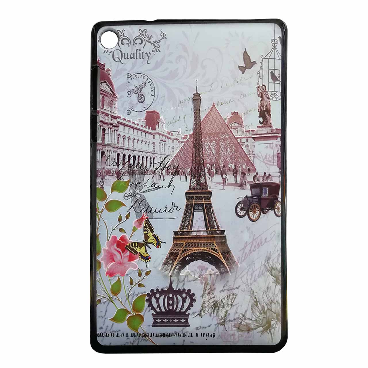 کاور ژله‌ای طرح ایفل / تبلت لنوو Tab 3 7 - 710L