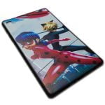 قاب ژلهای طرح دختر کفشدوزکی و گربه سیاه مدل Samsung Galaxy tab A7 Lite / T225