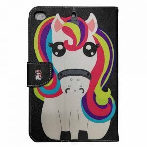 کیف کلاسوری طرح یونیکورن | تبلت اپل ipad mini 1-2-3-4-5