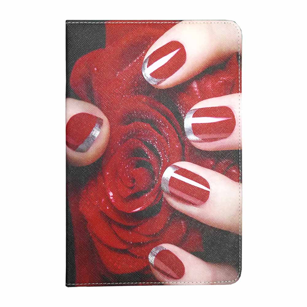 کیف کلاسوری طرح رز / تبلت سامسونگ Galaxy Tab A 10.1 T510-T515