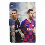 کیف کلاسوری طرح مسی و رونالدو/ تبلت سامسونگ Galaxy Tab A 10.1 T510-T515