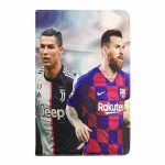 کیف کلاسوری طرح مسی و رونالدو/ تبلت سامسونگ Galaxy Tab A 10.1 T510-T515