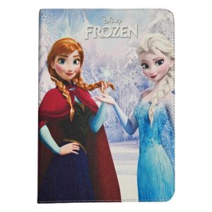 کیف کلاسوری طرح السا و آنا 1 / تبلت اپل ipad 5، 6، 7، 8