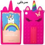 کاور سیلیکونی پاپت سرخابی تبلت سامسونگ A7 lite T220-T225