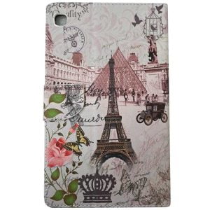 کیف کلاسوری طرح ایفل | تبلت سامسونگ “8.7 اینچ” Tab A7 Lite (T220-T225)