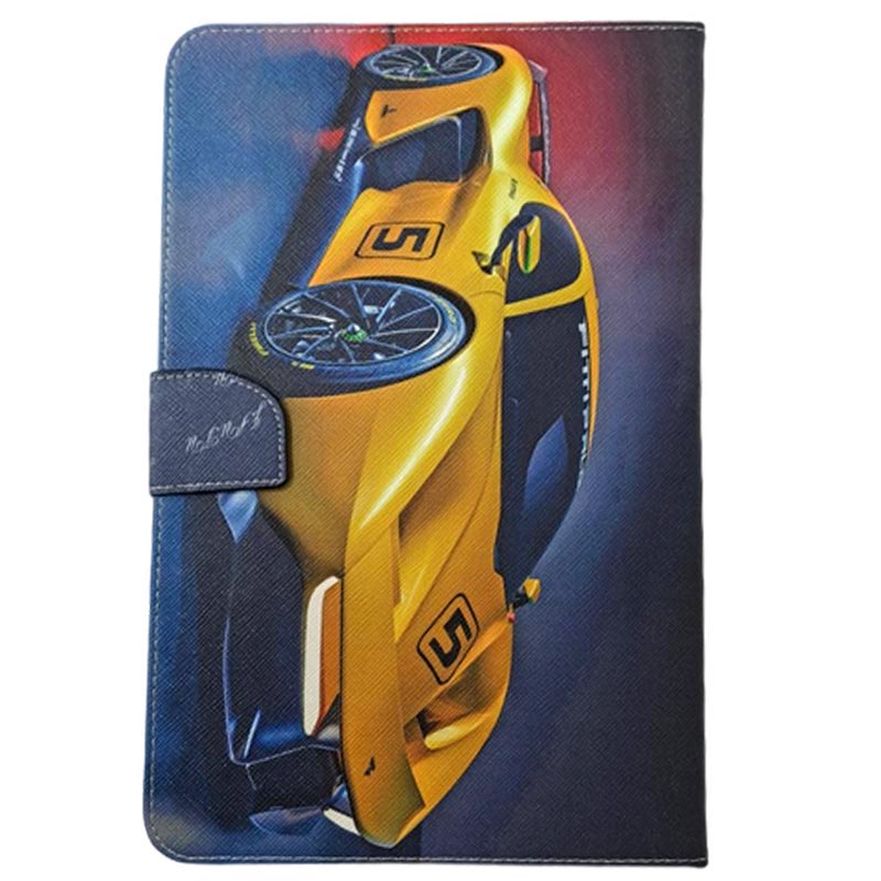 کیف کلاسوری طرح ماشین / تبلت سامسونگ Galaxy Tab A7 T500-T505