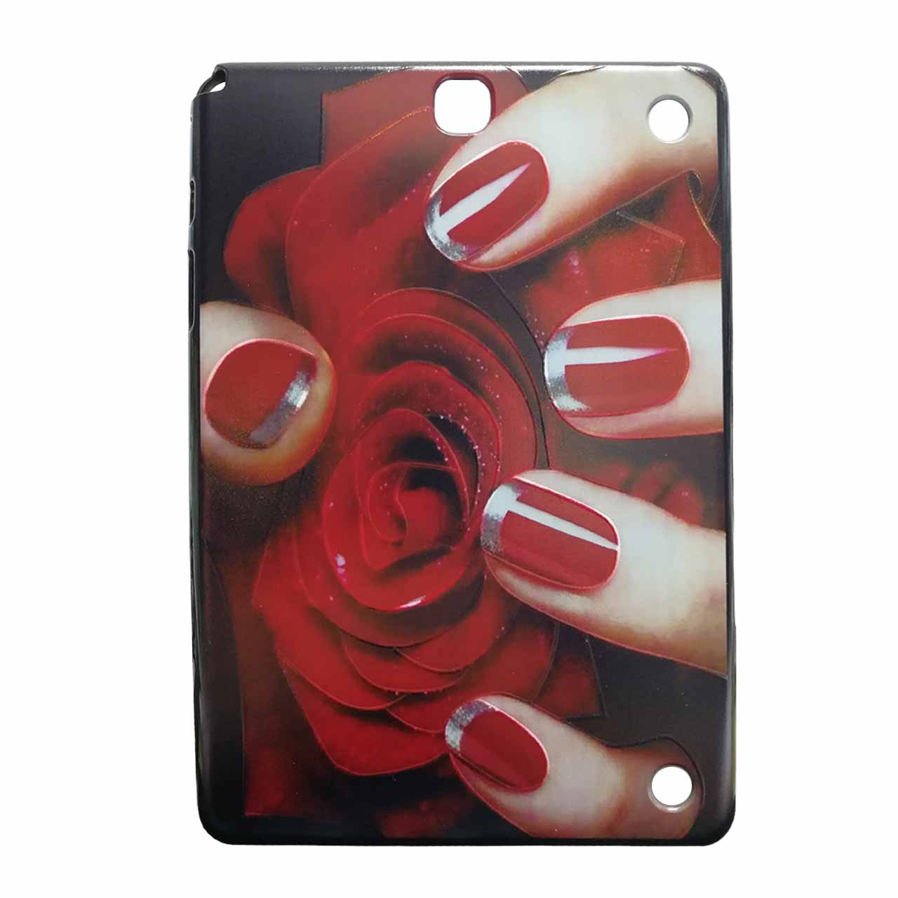 کاور ژله‌ای طرح رز / تبلت سامسونگ Galaxy Tab A T550 - T555