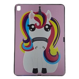 کاور ژلهای طرح یونیکورن صورتی / تبلت اپل مدل iPad 9.7 inch / Air / Air 2 / New / Pro 2