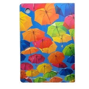 کیف طرحدار (با قاب اصلی) چتر رنگی | تبلت سامسونگ Tab A8 (X200-X205)