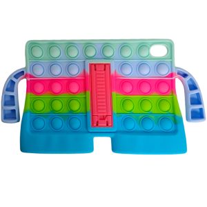 استند پاپیتی طرح رنگین کمانی / تبلت لنوو Tab M8 HD (8505X) / M8 FHD (8705)