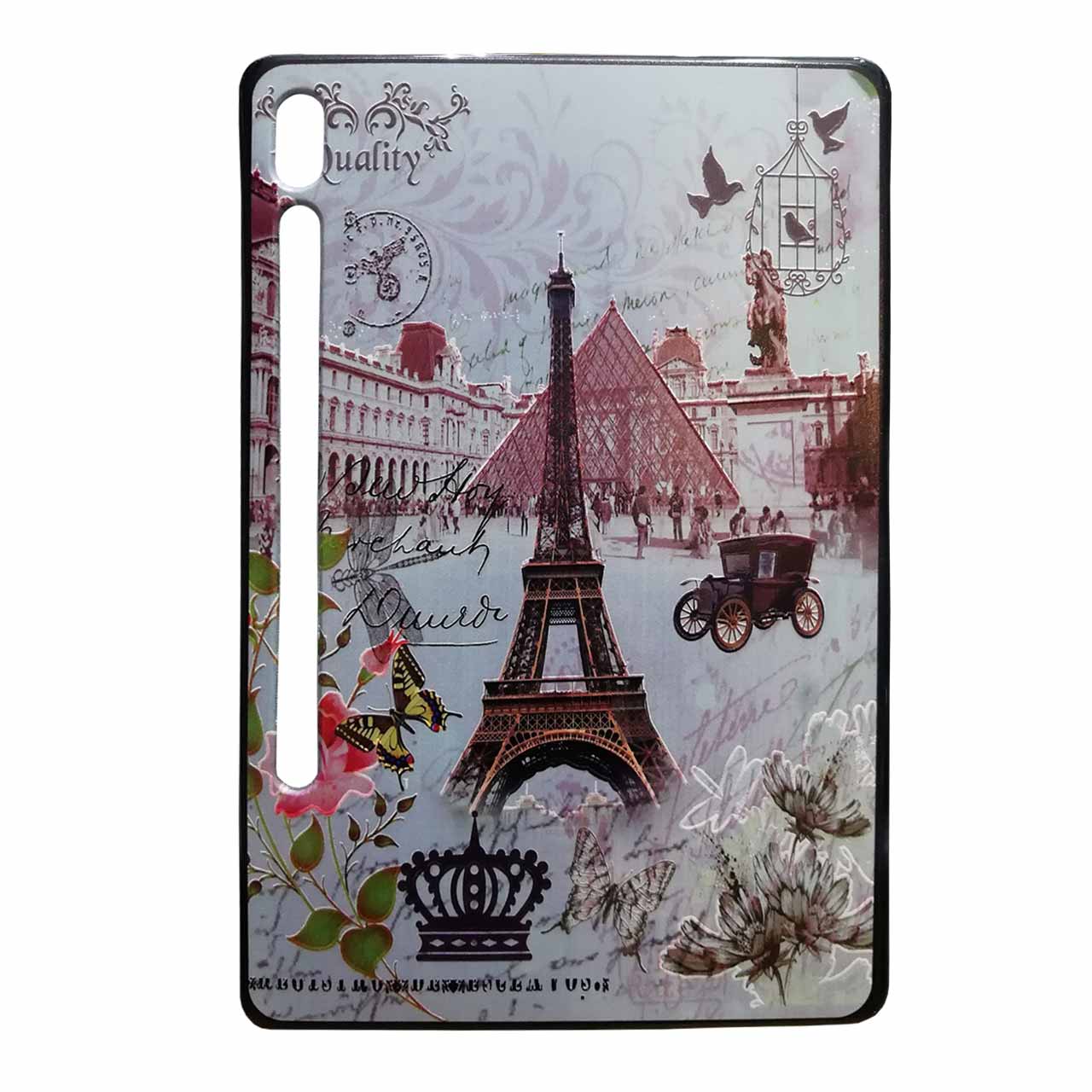 کاور ژله‌ای طرح ایفل / تبلت سامسونگ Galaxy S6 T860-T865