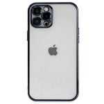 کاور ژله ای شفاف دور مشکی گوشی اپل Iphone 13Promax