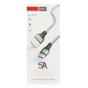 بسته بندی کابل شارژ Type-C ترانیو مدل X7-C