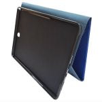 کیف کلاسوری بوک کاور / تبلت سامسونگ Galaxy tab A T550 - T555 آبی کاربنی