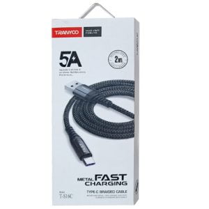 کابل شارژ Type-C ترانیو مدل T-S16C طول 2 متر