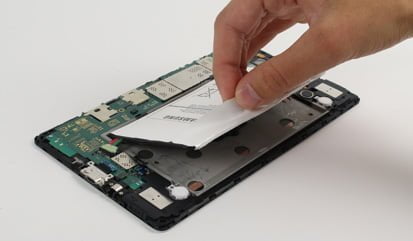 باتری ، قلب تبلت