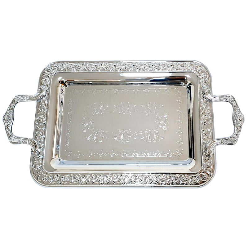 سینی استیل جام جم کد B208 سایز L
