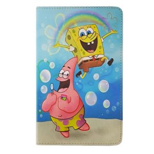 کیف طرحدار (با قاب اصلی) باب اسفنجی | تبلت سامسونگ Galaxy Tab A9 - X110-X115