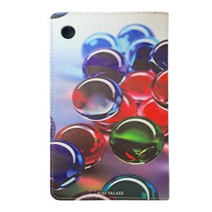 کیف طرحدار (با قاب اصلی) تیله رنگی | تبلت سامسونگ Tab A9 (X110-X115)