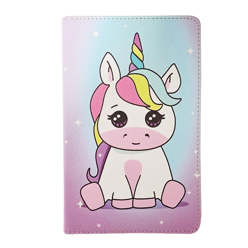 کیف طرحدار (با قاب اصلی) یونیکورن | تبلت سامسونگ Galaxy Tab A9 - X110-X115