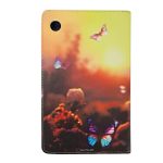 کیف طرحدار (با قاب اصلی) پروانه | تبلت سامسونگ Galaxy Tab A9 - X110-X115